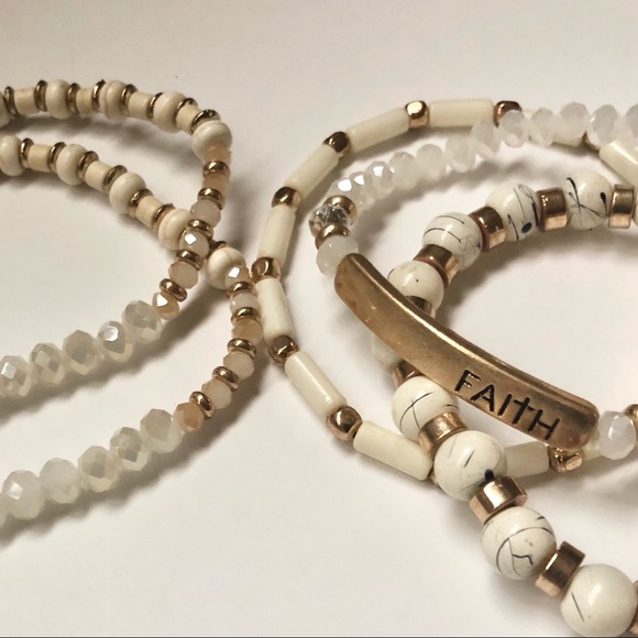 Boho beaded bracelet stack - Picture 6 of 9